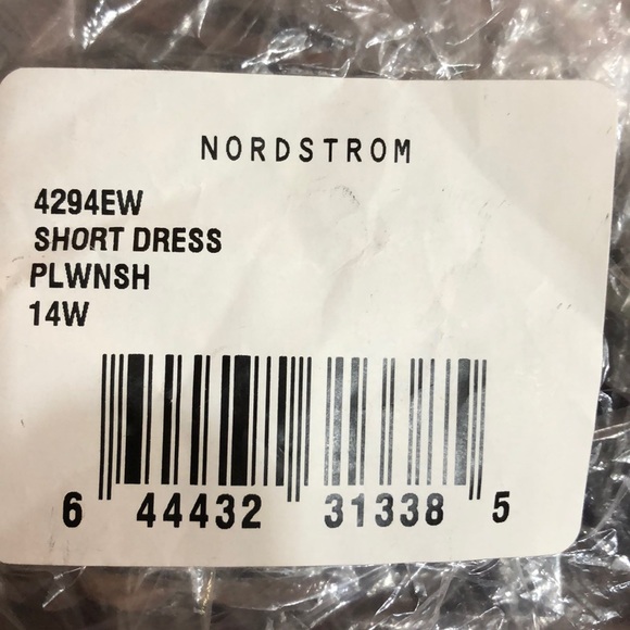 J Kara Chiffon Beaded Handkerchief Dress. NWOT - Picture 8 of 8